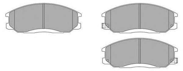 Комплект тормозных колодок, дисковый тормоз