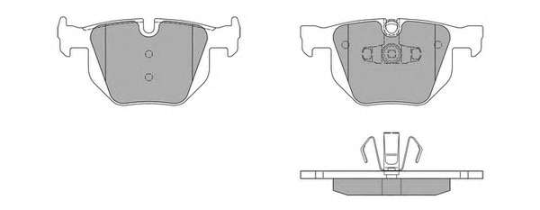 Комплект тормозных колодок, дисковый тормоз