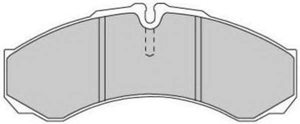 Комплект тормозных колодок, дисковый тормоз