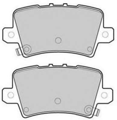 Комплект тормозных колодок, дисковый тормоз