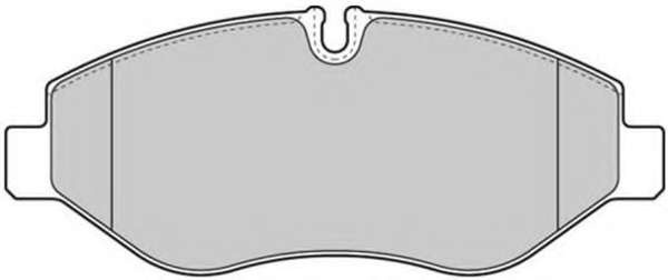 Комплект тормозных колодок, дисковый тормоз