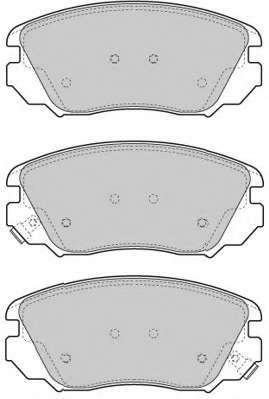 Комплект тормозных колодок, дисковый тормоз