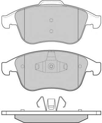 Комплект тормозных колодок, дисковый тормоз