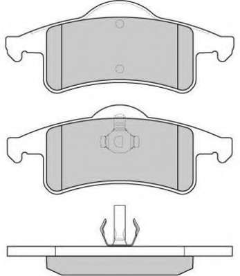 Комплект тормозных колодок, дисковый тормоз