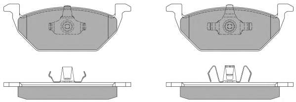 Комплект тормозных колодок, дисковый тормоз
