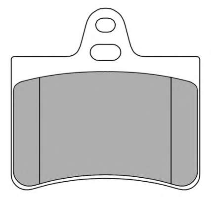 Комплект тормозных колодок, дисковый тормоз