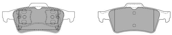 Комплект тормозных колодок, дисковый тормоз