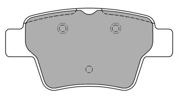 Комплект тормозных колодок, дисковый тормоз