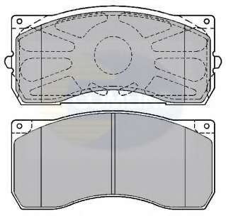 Комплект тормозных колодок, дисковый тормоз