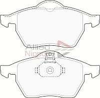 Комплект тормозных колодок, дисковый тормоз