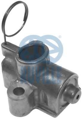 Упругий зажимной элемент, натяжное устройство цепи