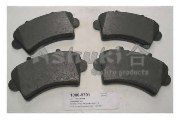 Комплект тормозных колодок, дисковый тормоз