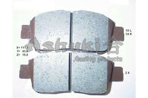 Комплект тормозных колодок, дисковый тормоз