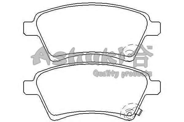 Комплект тормозных колодок, дисковый тормоз