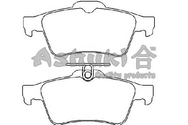 Комплект тормозных колодок, дисковый тормоз