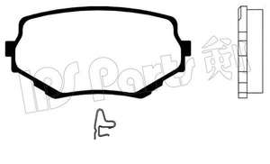 Комплект тормозных колодок, дисковый тормоз