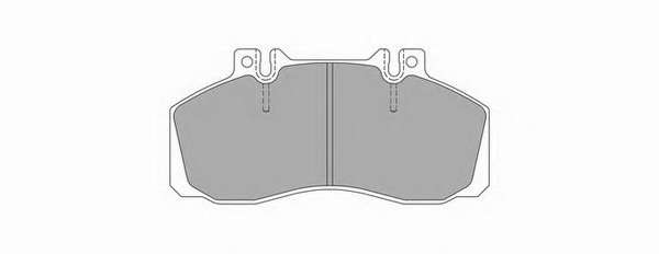 Комплект тормозных колодок, дисковый тормоз