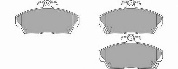 Комплект тормозных колодок, дисковый тормоз