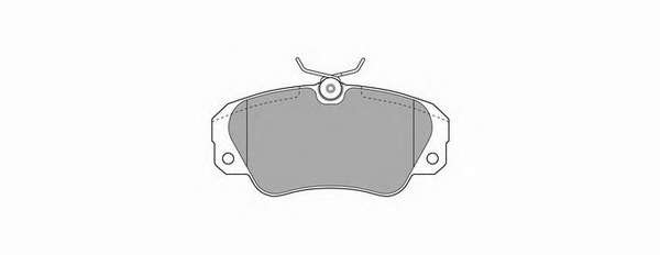 Комплект тормозных колодок, дисковый тормоз