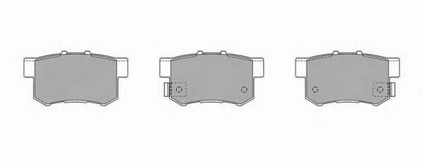 Комплект тормозных колодок, дисковый тормоз