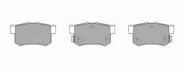 Комплект тормозных колодок, дисковый тормоз