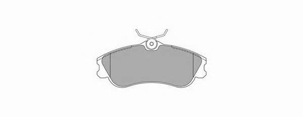 Комплект тормозных колодок, дисковый тормоз