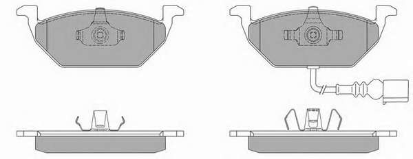 Комплект тормозных колодок, дисковый тормоз