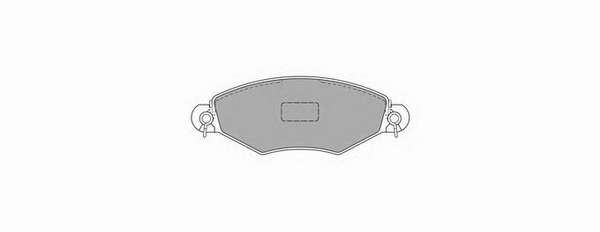 Комплект тормозных колодок, дисковый тормоз