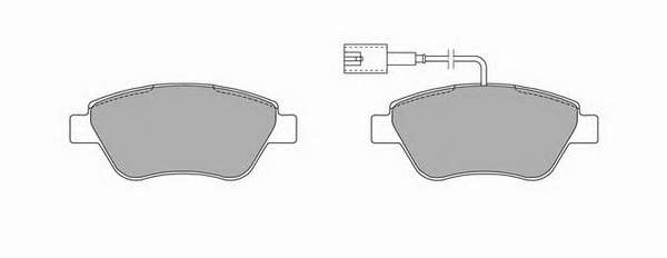 Комплект тормозных колодок, дисковый тормоз