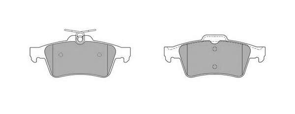 Комплект тормозных колодок, дисковый тормоз
