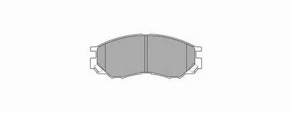 Комплект тормозных колодок, дисковый тормоз