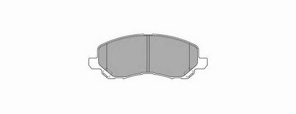 Комплект тормозных колодок, дисковый тормоз