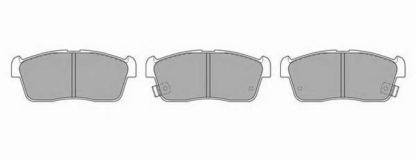 Комплект тормозных колодок, дисковый тормоз