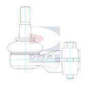 Наконечник поперечной рулевой тяги