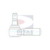 Наконечник поперечной рулевой тяги. Угловой шарнир, продольная рулевая тяга