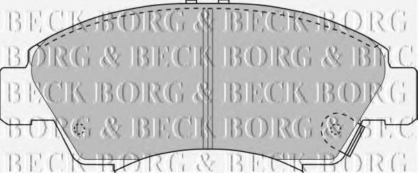 Комплект тормозных колодок, дисковый тормоз