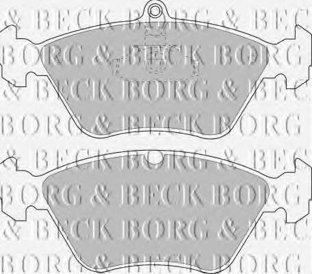 Комплект тормозных колодок, дисковый тормоз