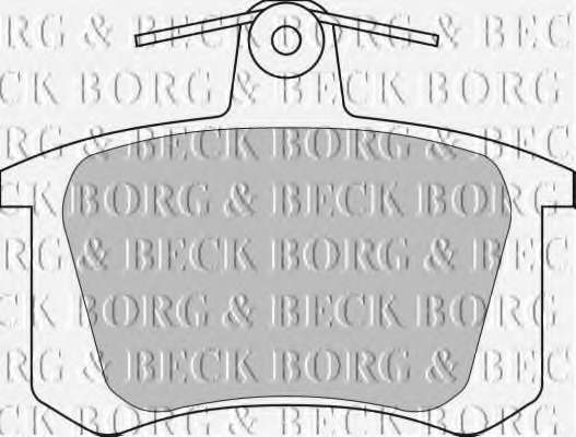 Комплект тормозных колодок, дисковый тормоз