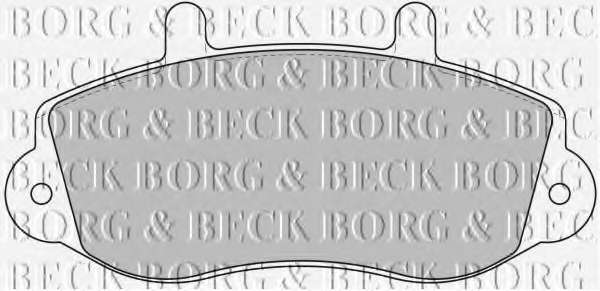 Комплект тормозных колодок, дисковый тормоз