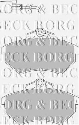 Комплект тормозных колодок, дисковый тормоз