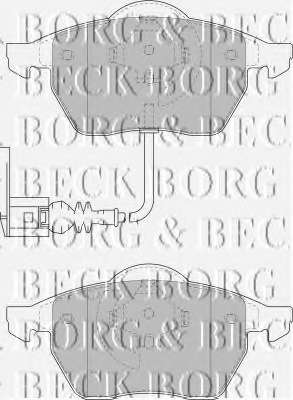 Комплект тормозных колодок, дисковый тормоз