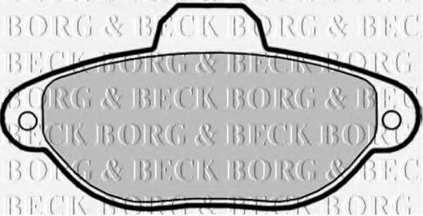 Комплект тормозных колодок, дисковый тормоз