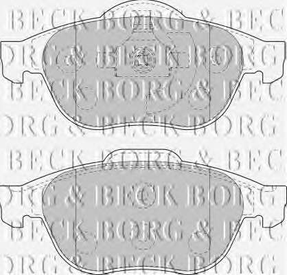 Комплект тормозных колодок, дисковый тормоз