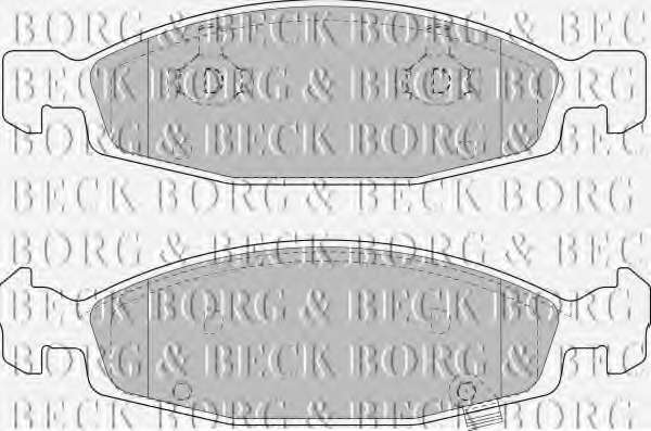 Комплект тормозных колодок, дисковый тормоз