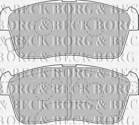 Комплект тормозных колодок, дисковый тормоз