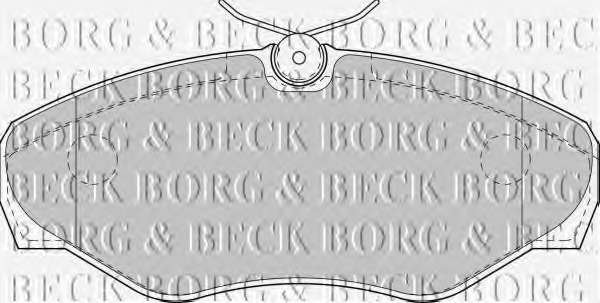 Комплект тормозных колодок, дисковый тормоз