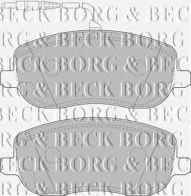 Комплект тормозных колодок, дисковый тормоз