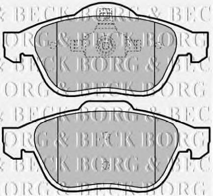 Комплект тормозных колодок, дисковый тормоз