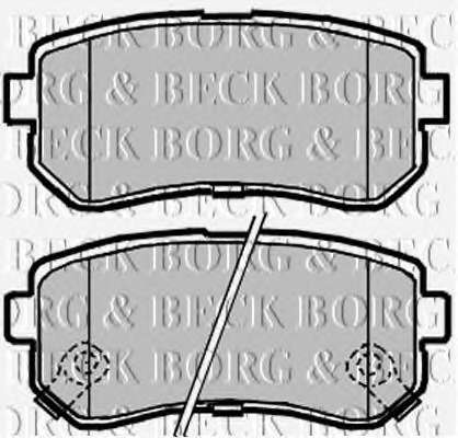 Комплект тормозных колодок, дисковый тормоз