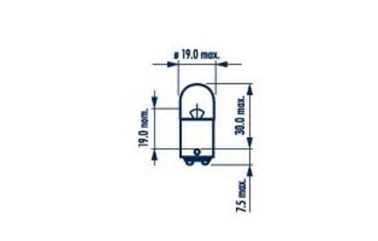 Лампа накаливания, фонарь указателя поворота. Лампа накаливания, фонарь освещения номерного знака. Лампа накаливания, задний гарабитный огонь. Лампа накаливания, стояночные огни / габаритные фонари. Лампа накаливания, габаритный огонь. Лампа накаливания, 